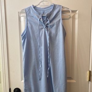 Blue summer dress
